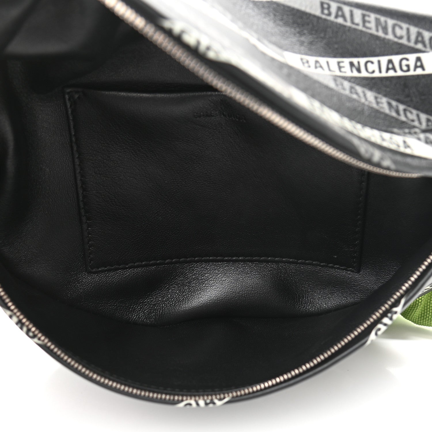 Balenciaga Calfskin Losange Monogram XS Souvenir Belt Bag Black Grey 5 of 12