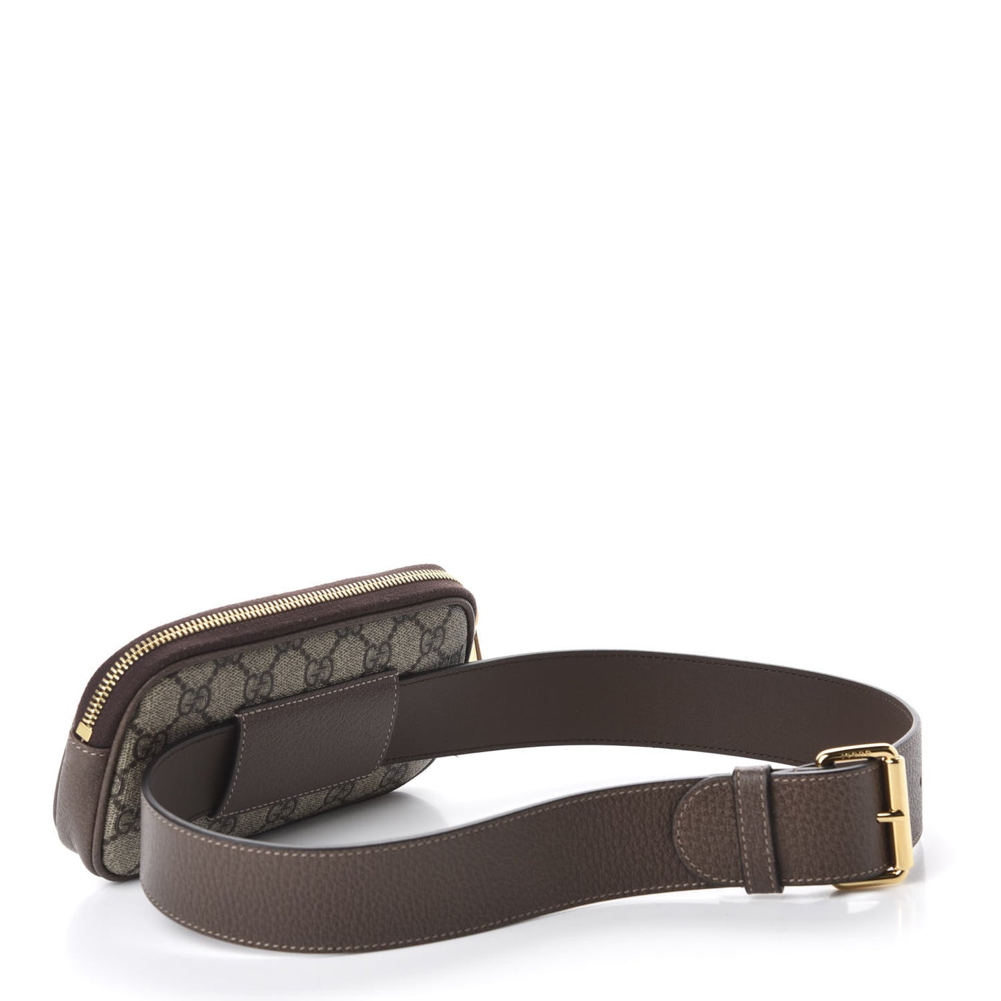 GG Supreme Monogram Ophidia Belted iPhone Case 75 30 Dark Brown