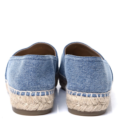 Chanel Denim CC Espadrilles 39 Blue Black 6 of 11