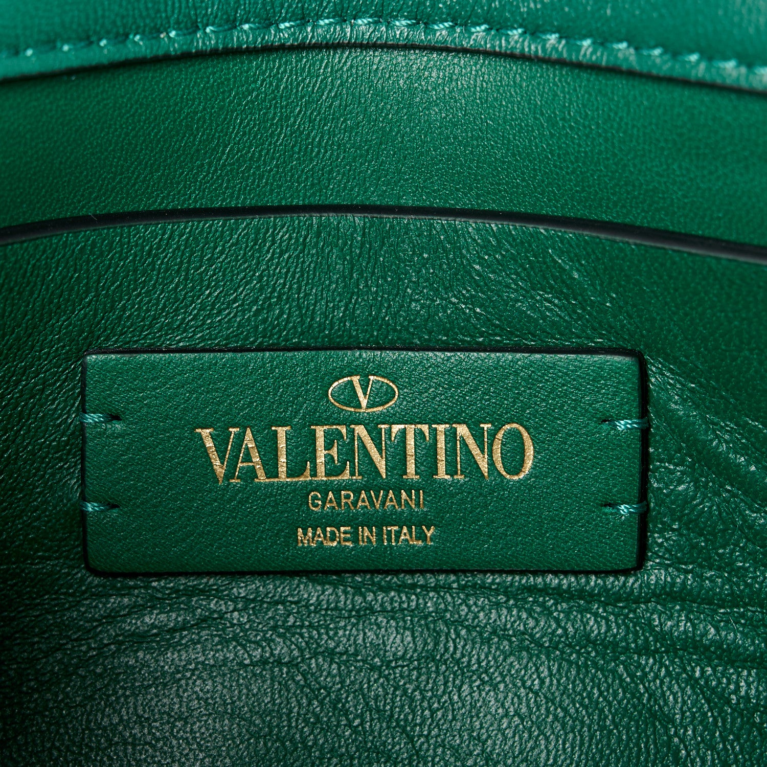 Valentino Garavani Nappa Small Roman Stud Shoulder Bag Jungle 7 of 10