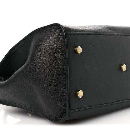 Saint Laurent Calfskin Small Monogram Cabas Black 4 of 15