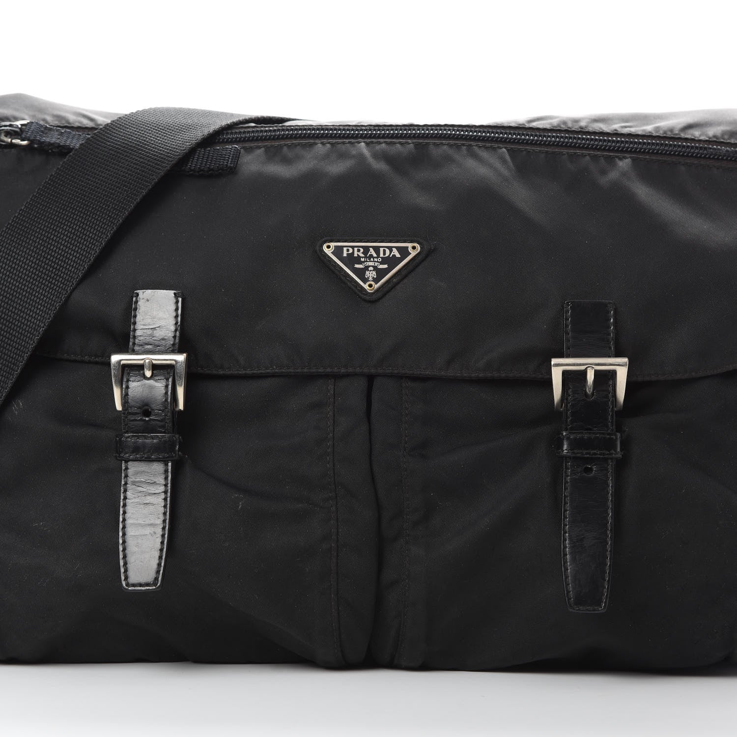 Prada Nylon Vela Sport Messenger Bag Black 8 of 20