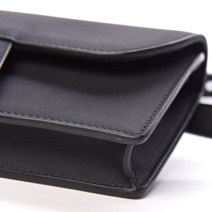 Christian Dior Ultra Matte Calfskin Saddle Belt Bag Black 9 of 11