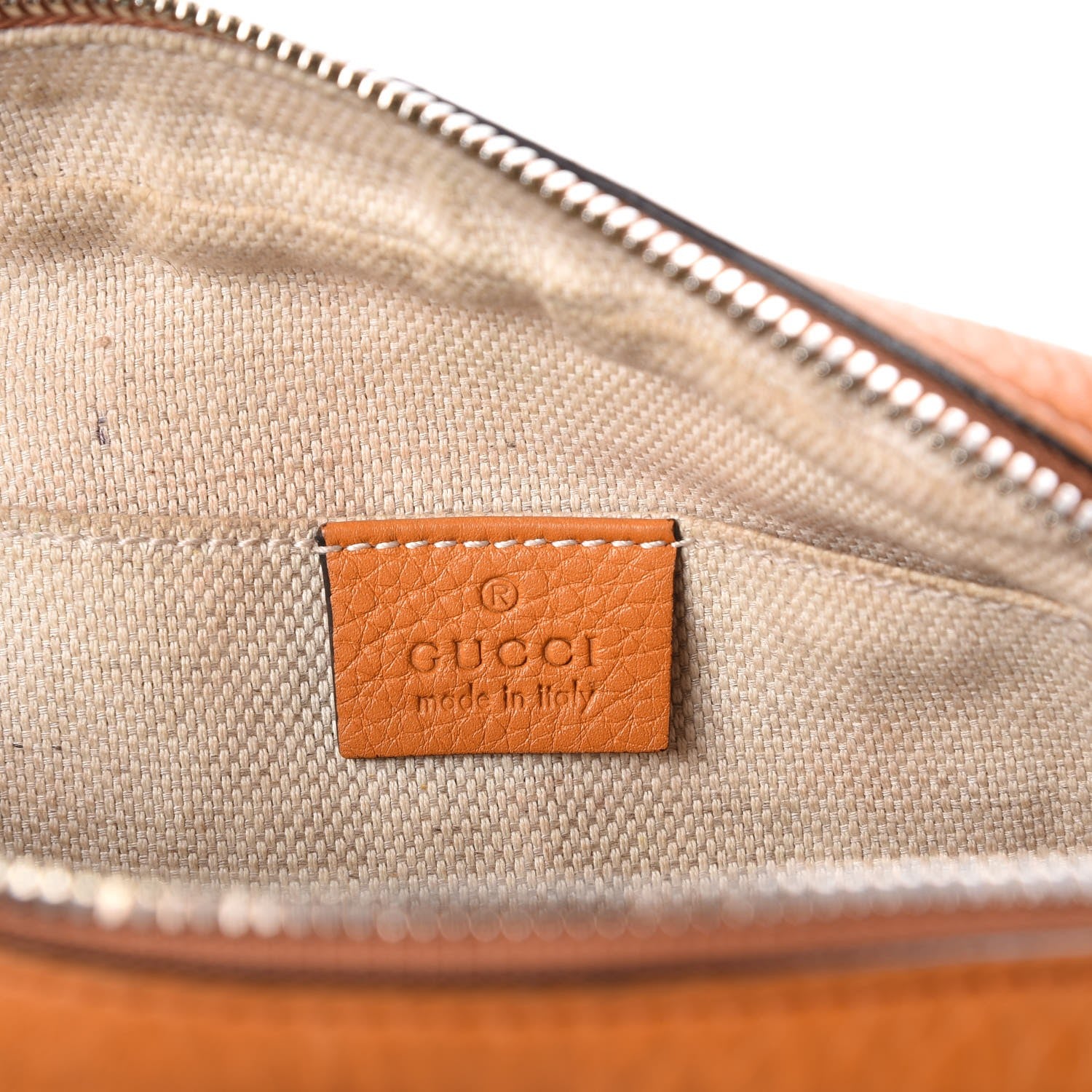 Gucci Pebbled Calfskin Small Soho Disco Bag Curcuma 6 of 12