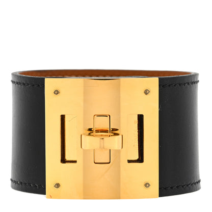 Hermes Box Kelly Dog Bracelet T2 Black 1 of 3