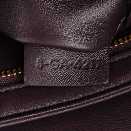 Celine Shiny Calfskin Teen Triomphe Aubergine 7 of 13