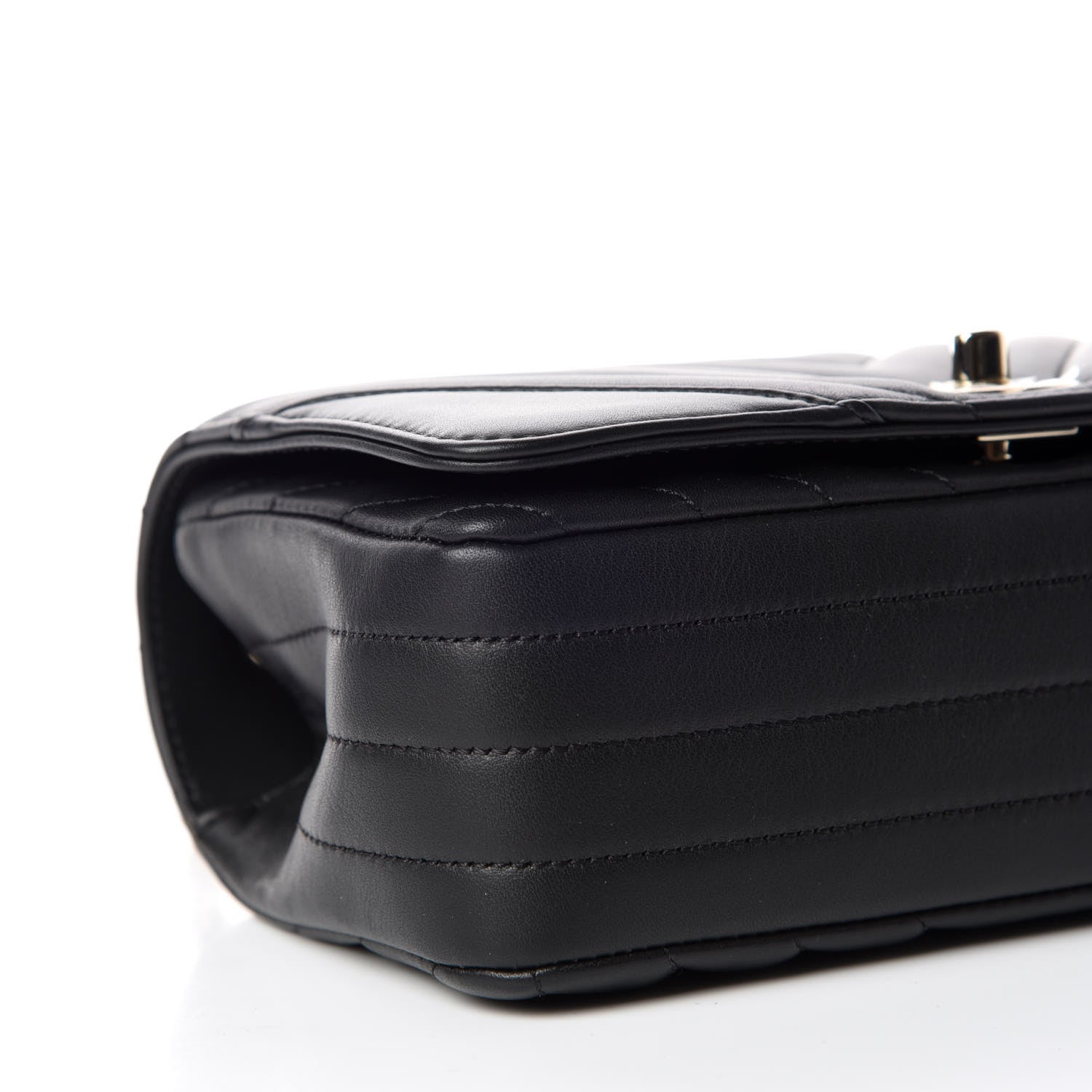 Chanel Calfskin Chevron Quilted Mini Statement Flap Black 5 of 10
