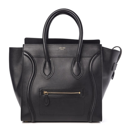 Celine Smooth Calfskin Mini Luggage Black 1 of 9