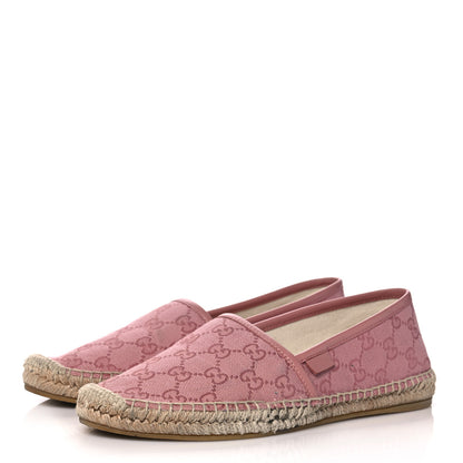 Gucci Monogram Espadrilles 38 Soft Pink 3 of 10