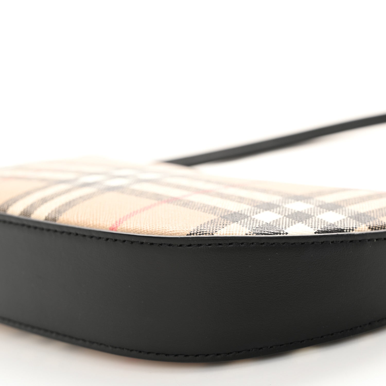 Burberry Vintage Check Calfskin Olympia Slim Pouch Archive Beige 9 of 9