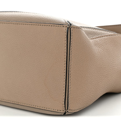 Loewe Grained Calfskin Small Puzzle Bag Sand 9 of 10