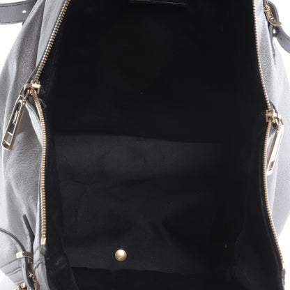 Saint Laurent Leather Medium Downtown Tote Silver 5 of 7