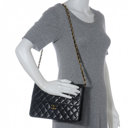 Chanel Lambskin Single Flap Black 2 of 8