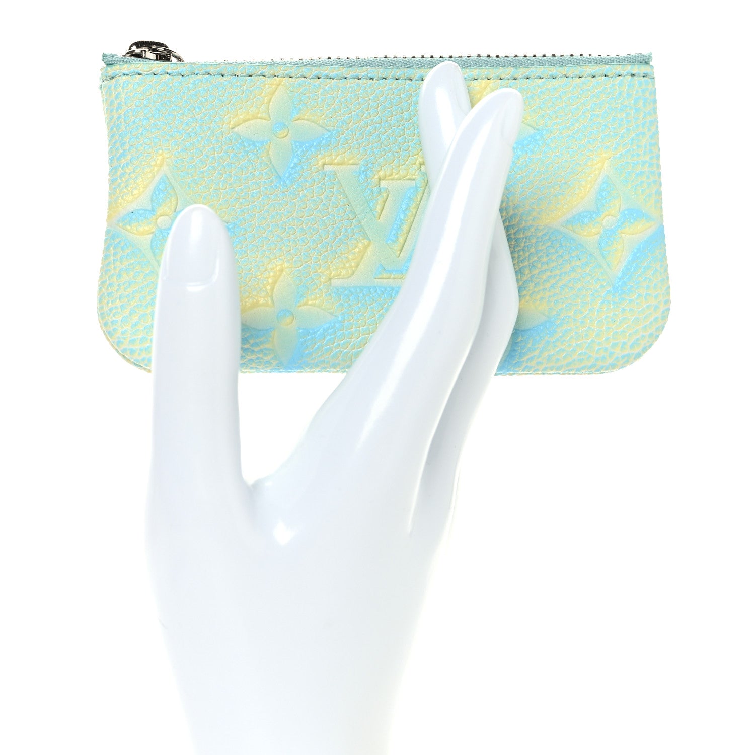 Louis Vuitton Empreinte Monogram Summer Stardust Key Pouch Water Green 2 of 7
