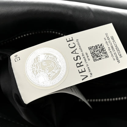 Versace Calfskin Small Biker Chain Satchel Black 7 of 12