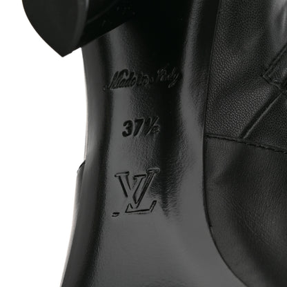 Louis Vuitton Calfskin Silhouette Ankle Boots 37.5 Black 8 of 8