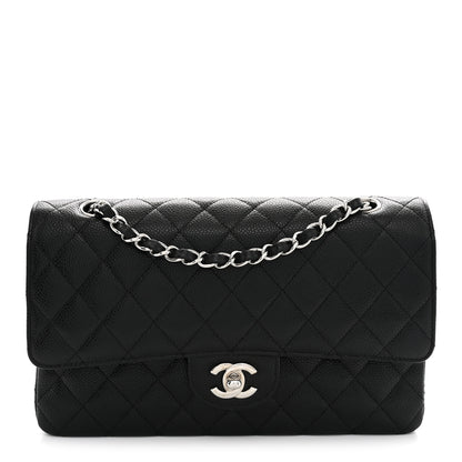 Chanel Caviar Quilted Medium Double Flap Black 1 of 11