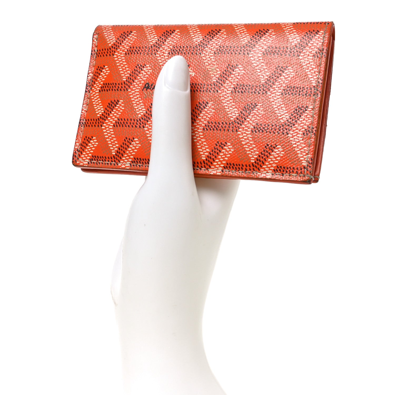 Goyard Goyardine Saint Pierre Card Holder Orange 1867286