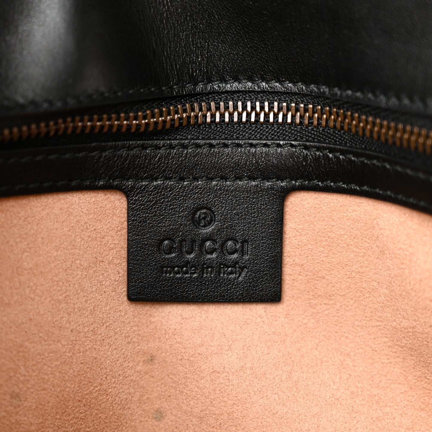 Calfskin Matelasse Small GG Marmont Shoulder Bag Black