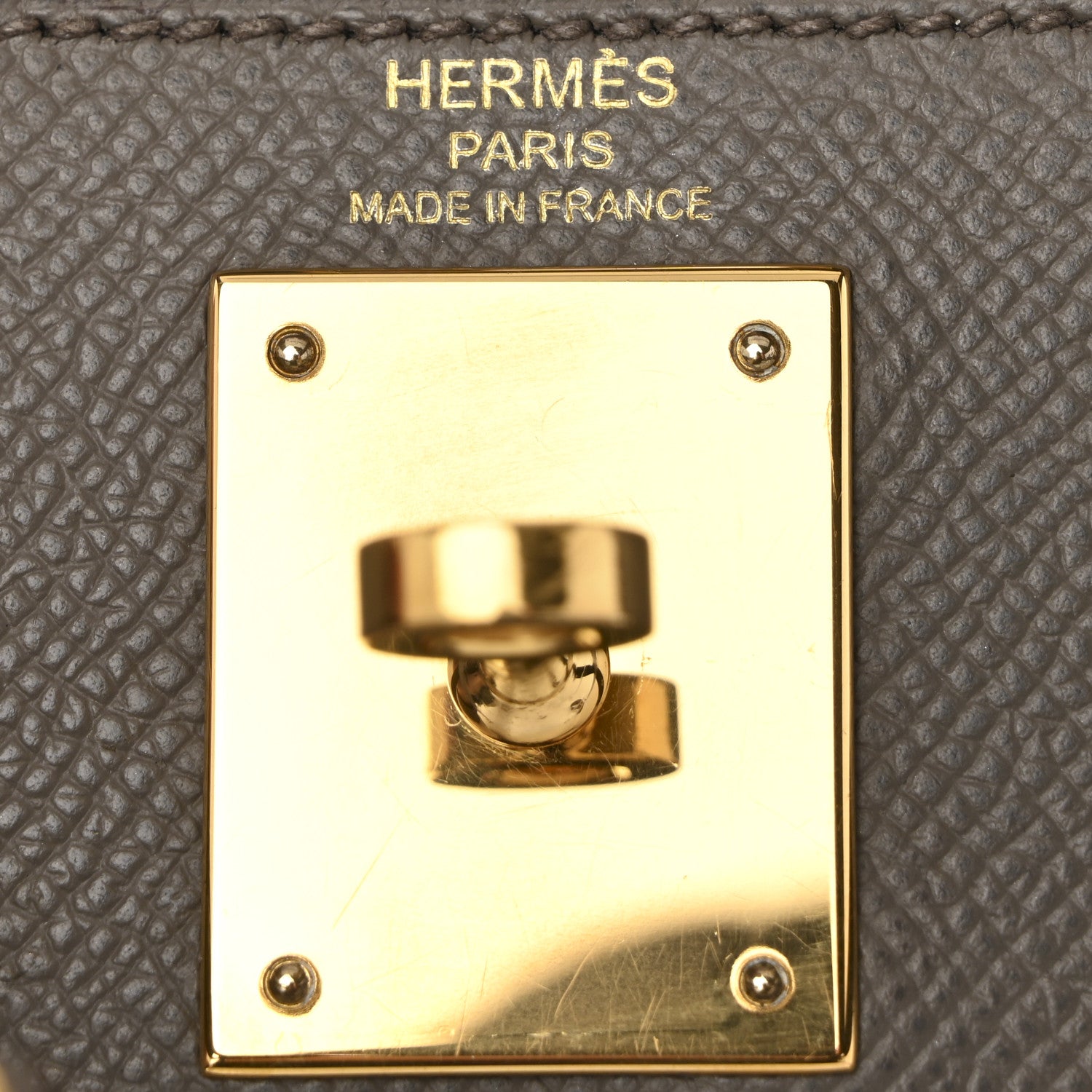 Hermes Epsom Kelly Sellier 28 Etain 6 of 10