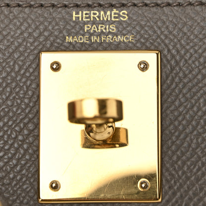 Hermes Epsom Kelly Sellier 28 Etain 6 of 10