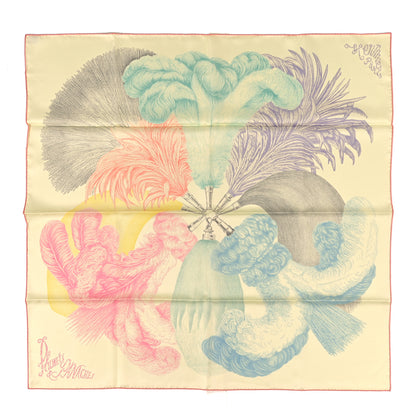 Hermes Silk Twill Plumets Et Panaches Scarf 90 1 of 4