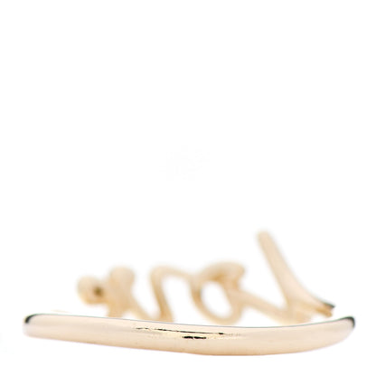 Tiffany 18K Yellow Gold Mini Paloma's Graffiti Love Ring 54 7 3 of 4