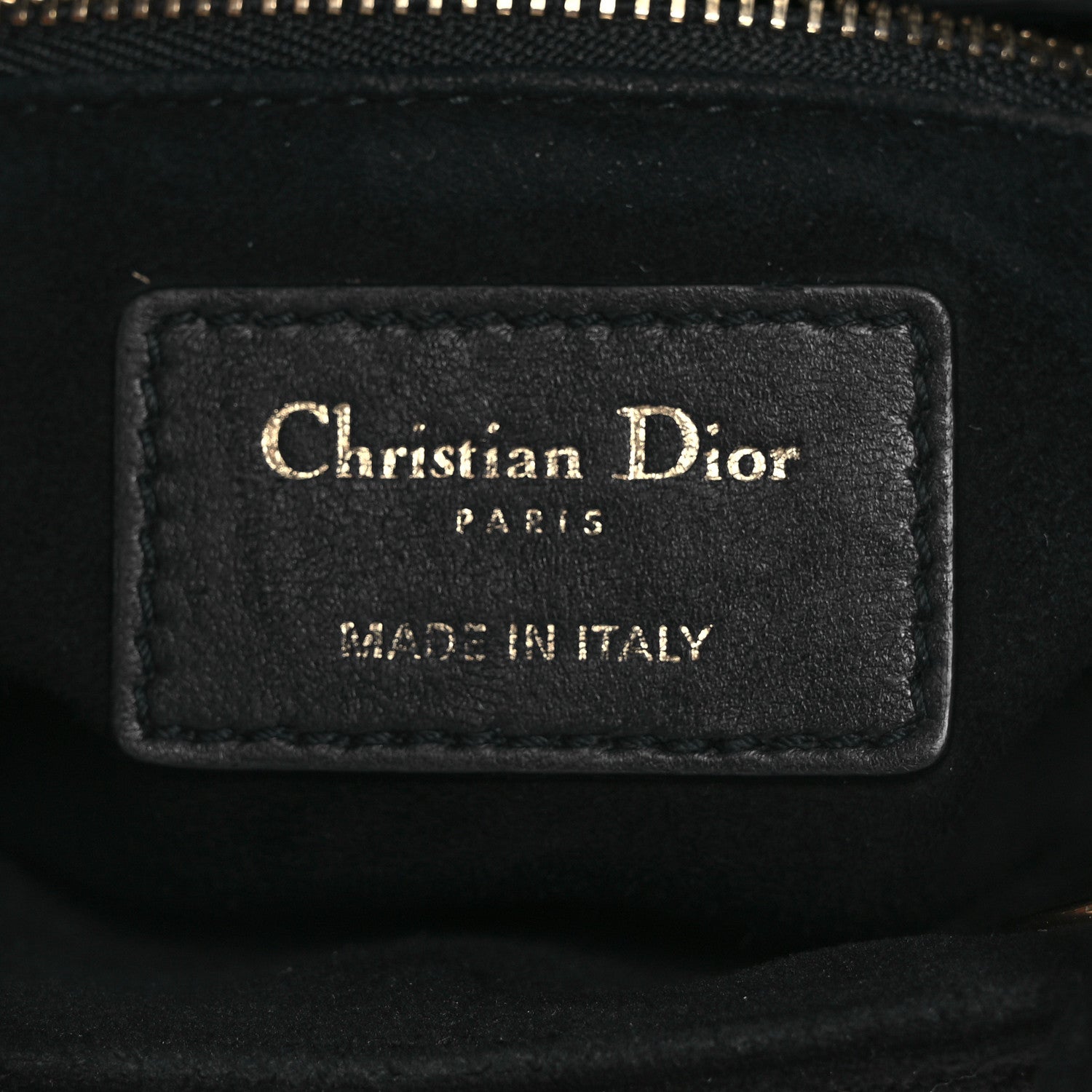 Christian Dior Velvet Mini Lady Dior Black 6 of 14