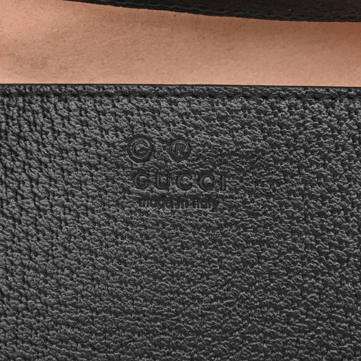 Gucci Textured Calfskin Web Small Ophidia Tote Bag Black 5 of 9