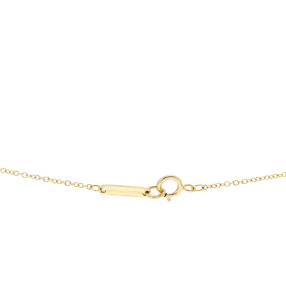 Tiffany 18K Yellow Gold Diamond 1837 Circle Pendant Necklace 4 of 4