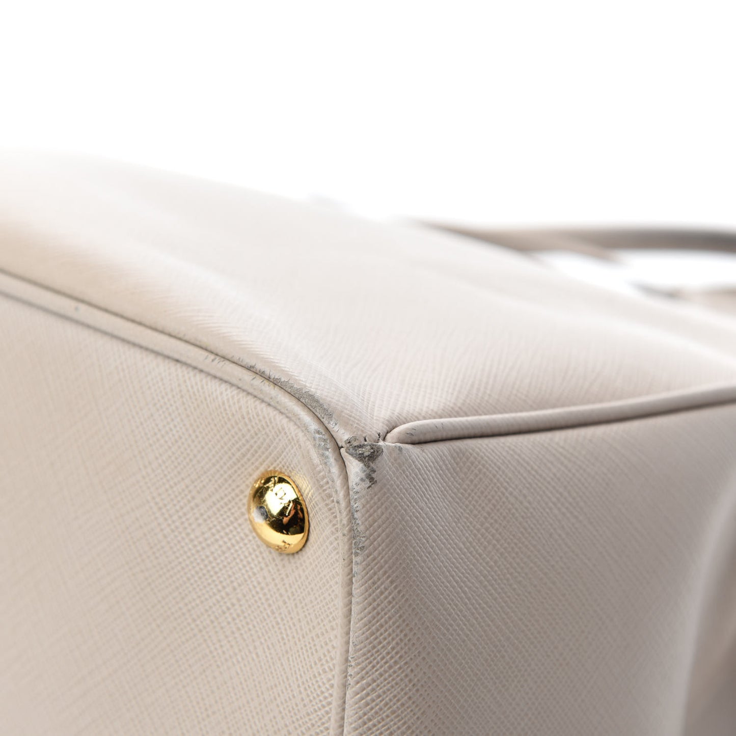 Saffiano Large Galleria Double Zip Tote Pomice