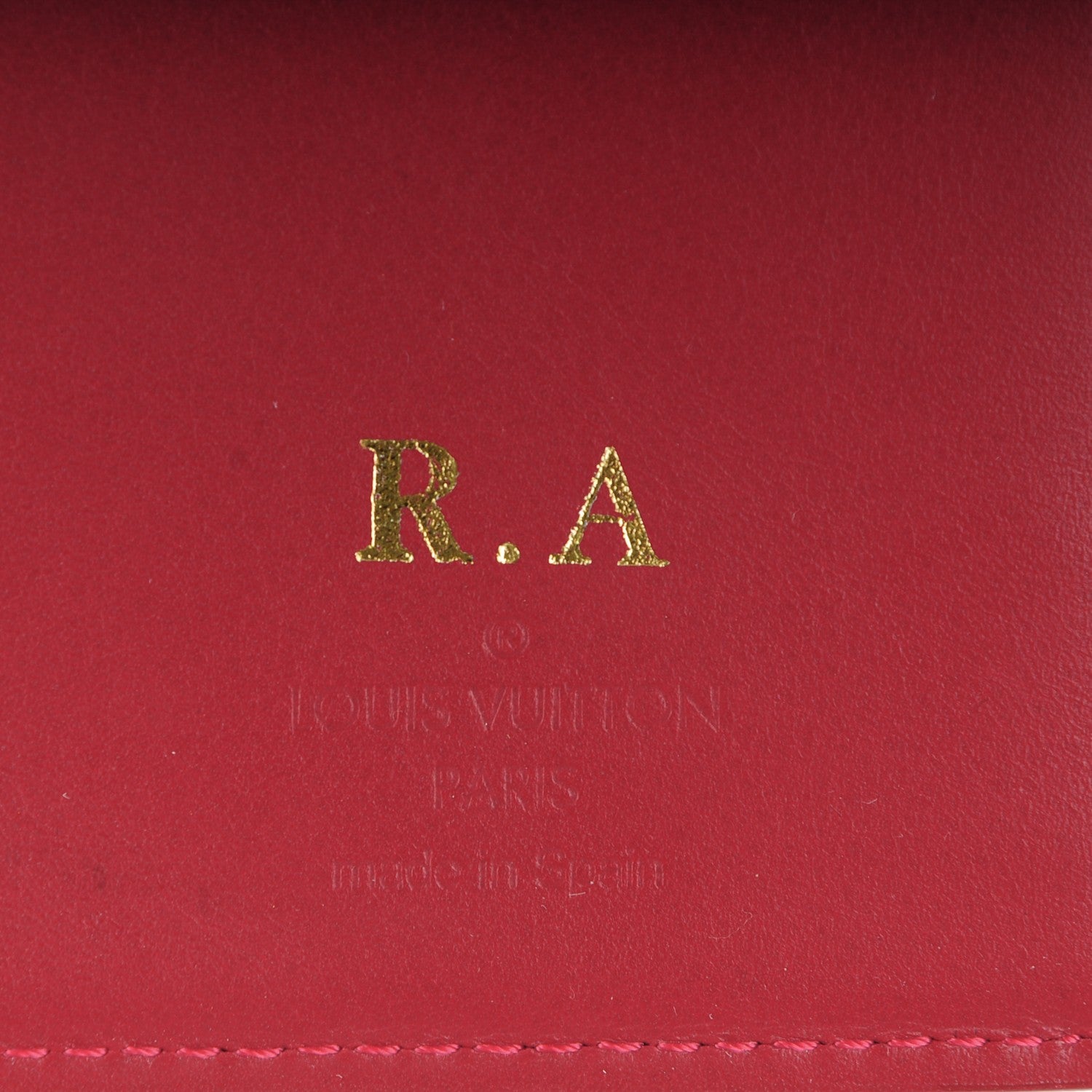 Louis Vuitton Vernis Small Ring Agenda Cover Pomme D'Amour 6 of 7