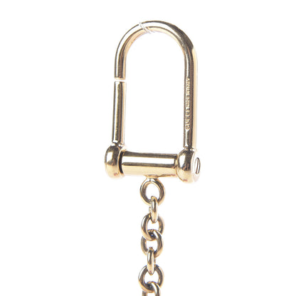 Gucci Textured Calfskin Enamel Single Porte Rouges Keychain Wild Rose 4 of 7