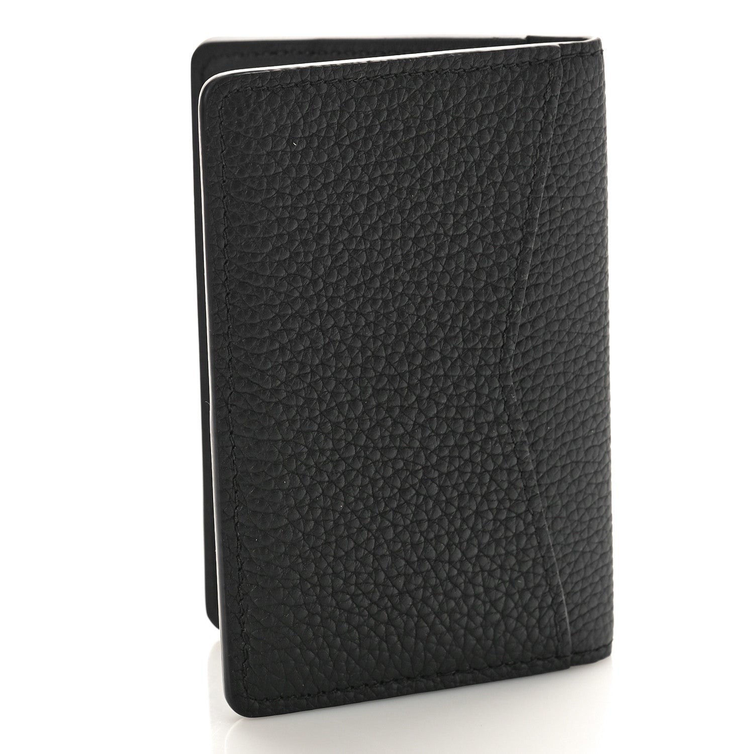 Louis Vuitton Millesime Calfskin Monogram Pocket Organizer Black 4 of 9