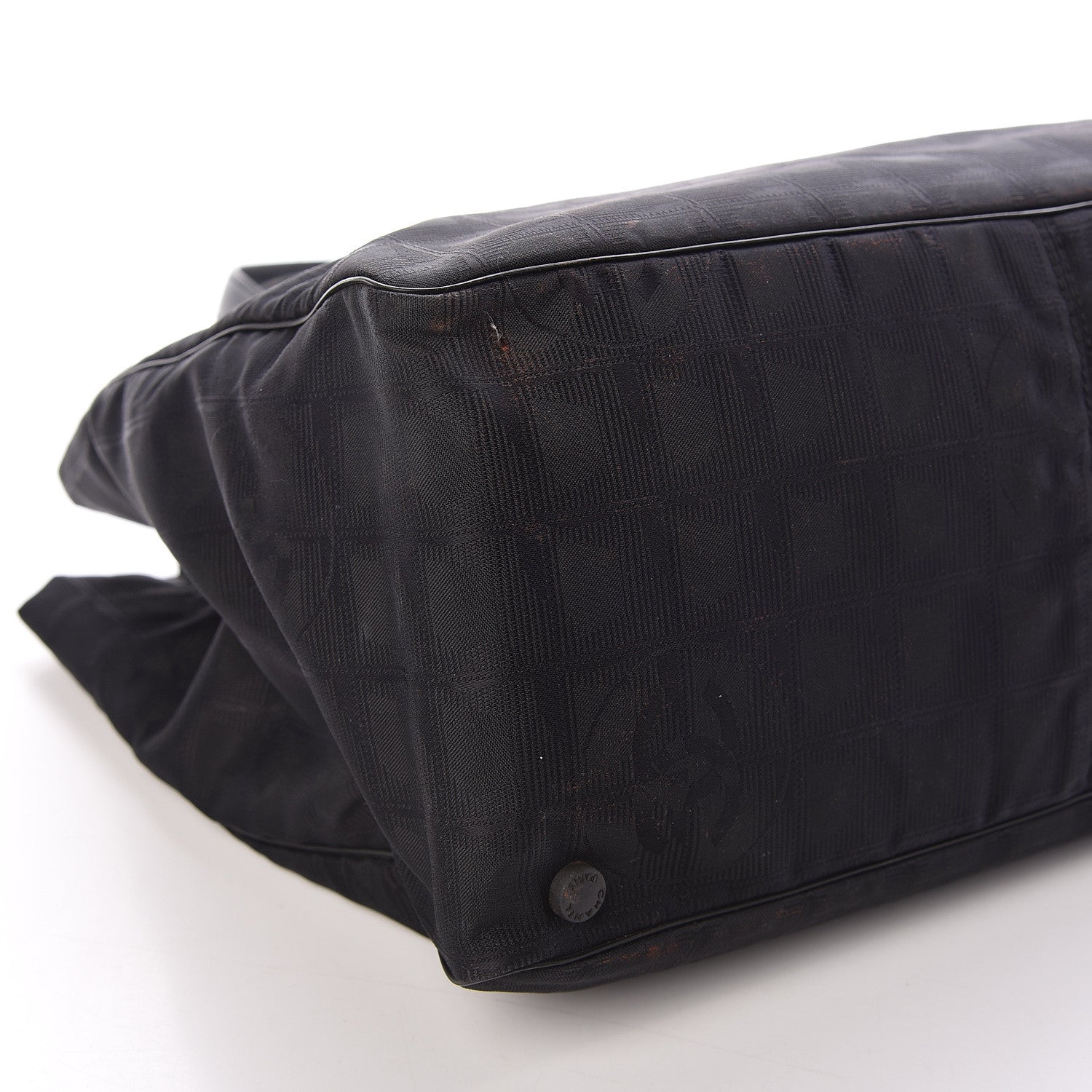 Chanel Nylon Large Travel Tote Black 5 of 13