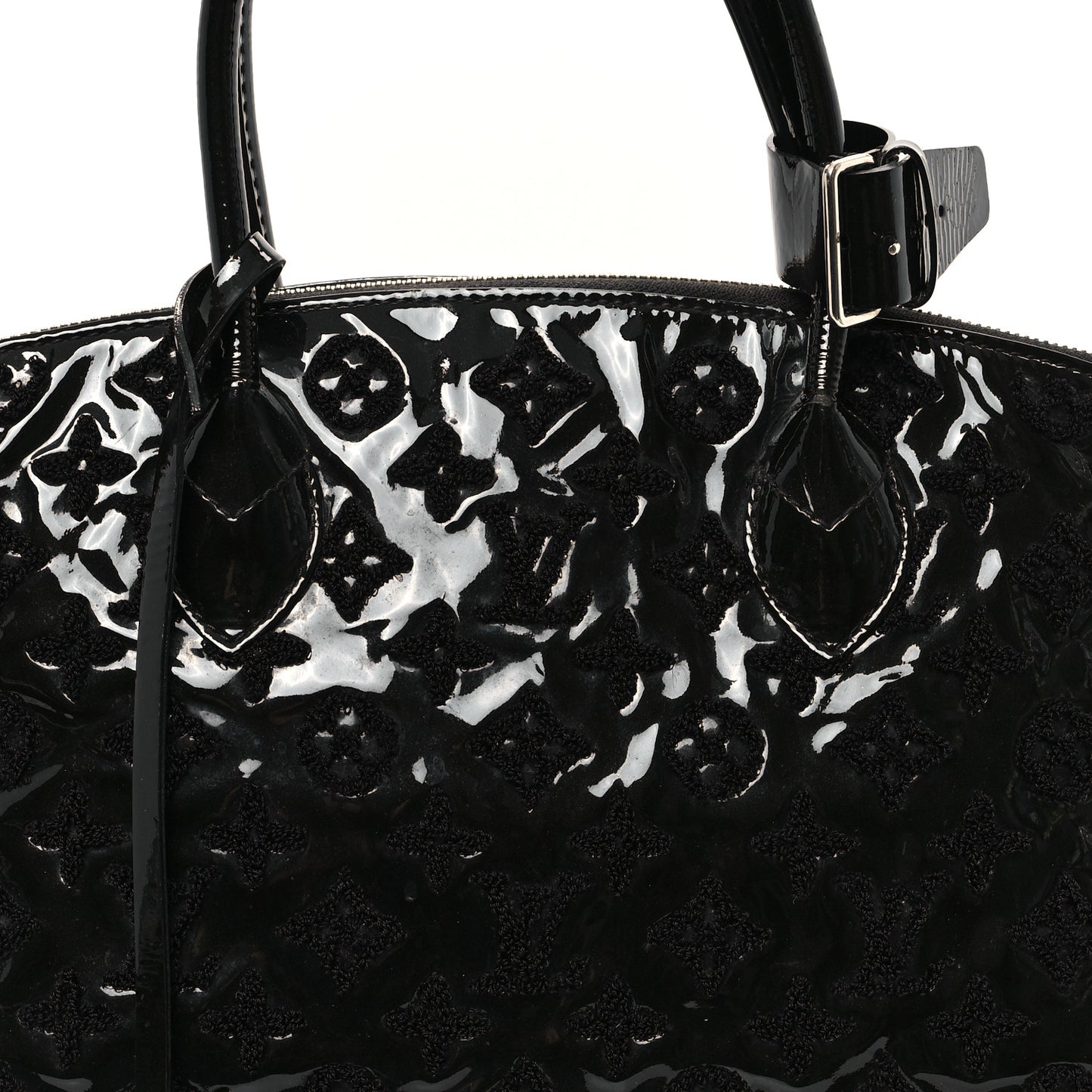 Patent Lambskin Fascination Lockit Black