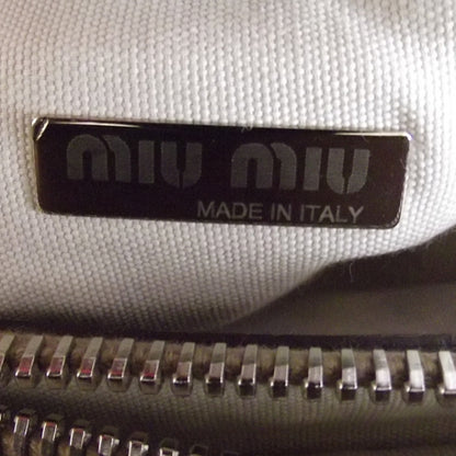 Miu Miu Canvas Geometric Pin Satchel 8 of 10