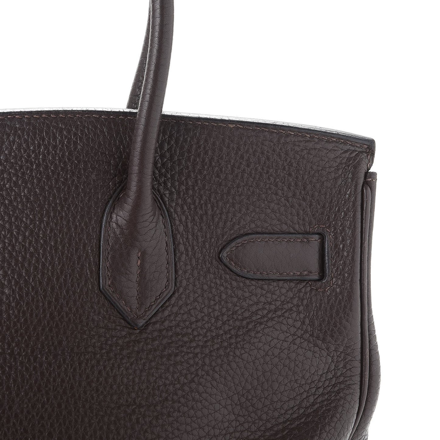 Taurillon Clemence Birkin 30 Chocolate