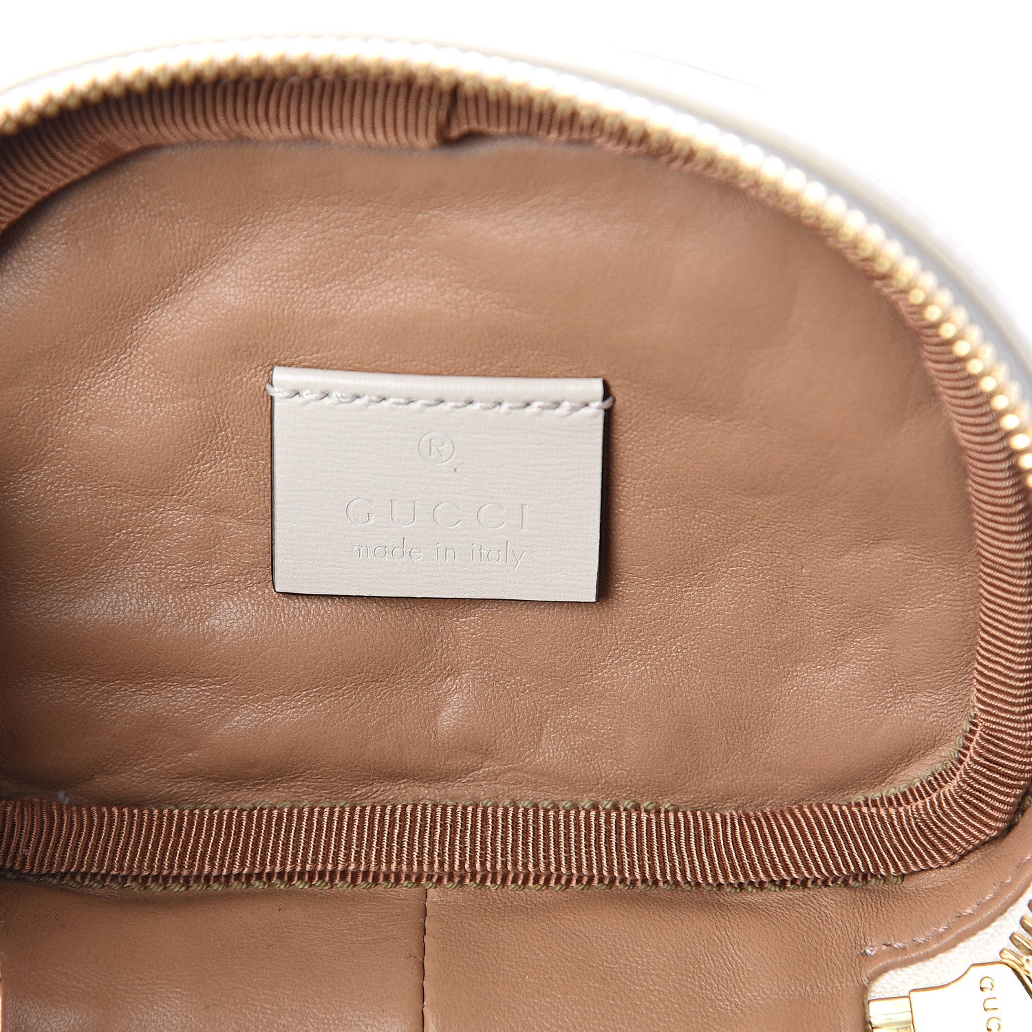 Gucci Calfskin Trapuntata Zumi Belt Bag Off White 5 of 7
