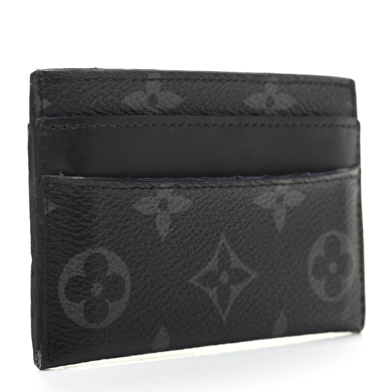 Louis Vuitton Monogram Eclipse Porte-Cartes Double Card Holder 3 of 8
