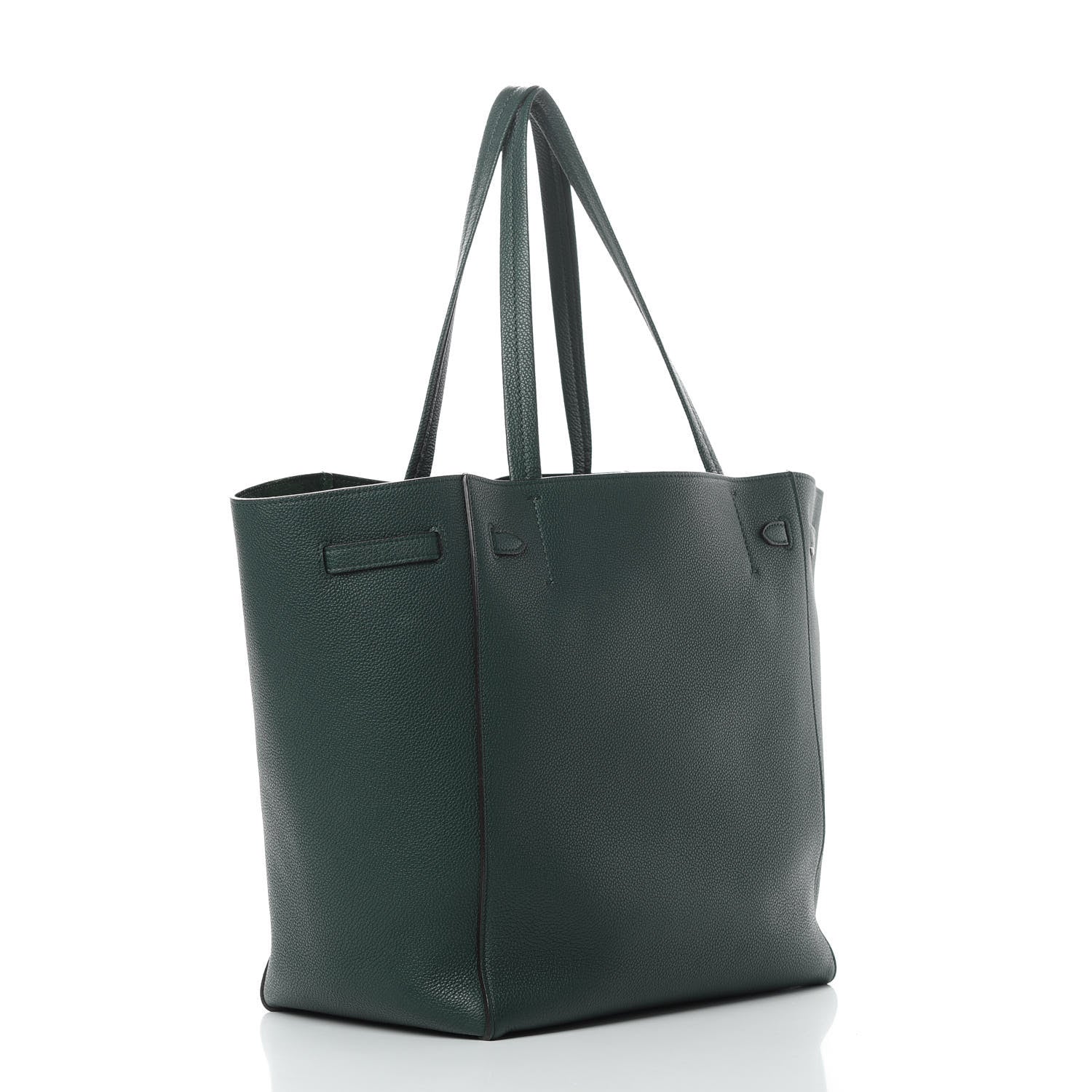 Celine Soft Grained Calfskin Small Belt Cabas Phantom Amazone 3 of 10