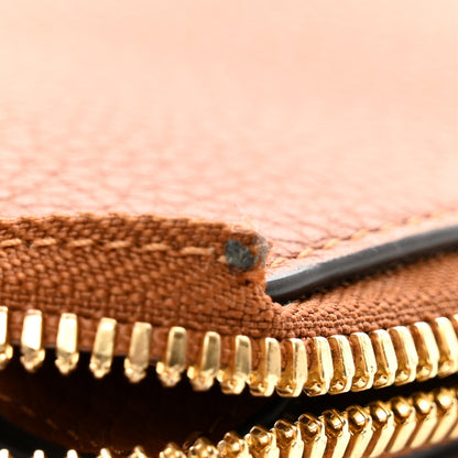 Chloe Calfskin Alphabet Flat Pouch Clutch Tan 9 of 14