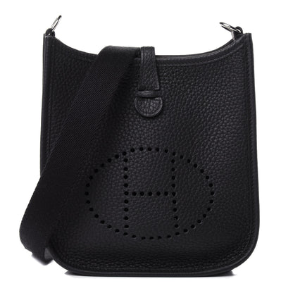 Hermes Taurillon Clemence Evelyne TPM Black 1 of 4