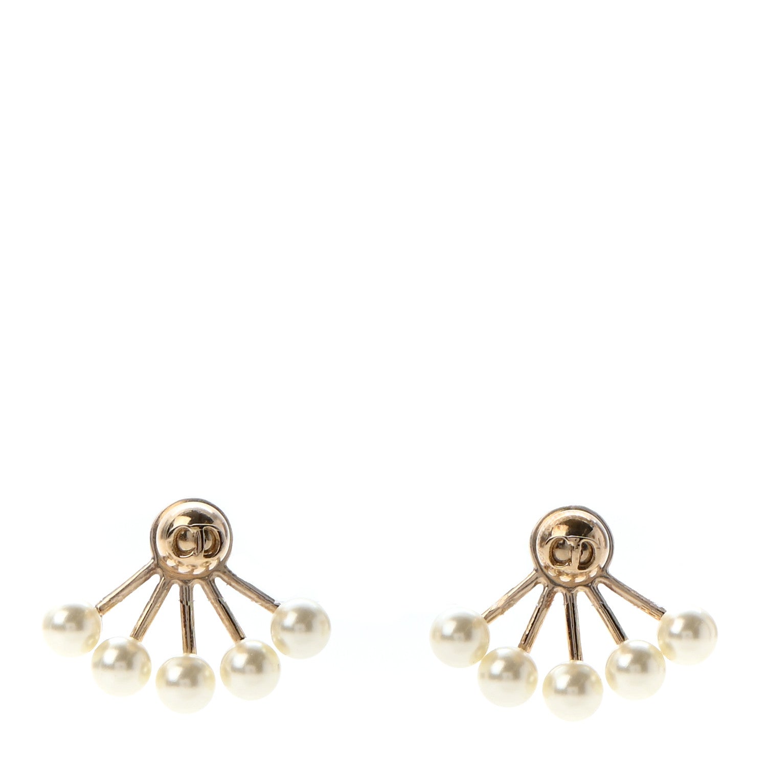 Christian Dior Pearl La Peite Tribale Earrings 1 of 4