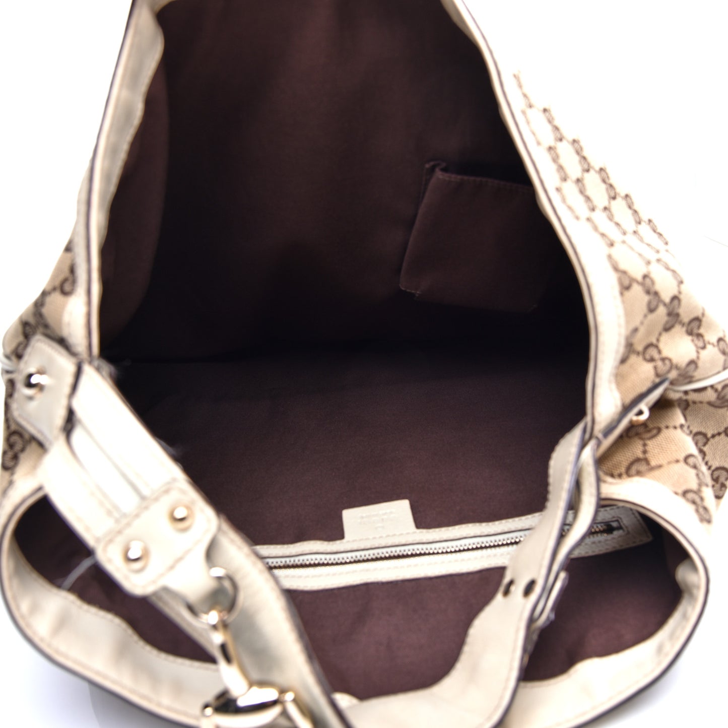 Monogram Large Wave Hobo Off White