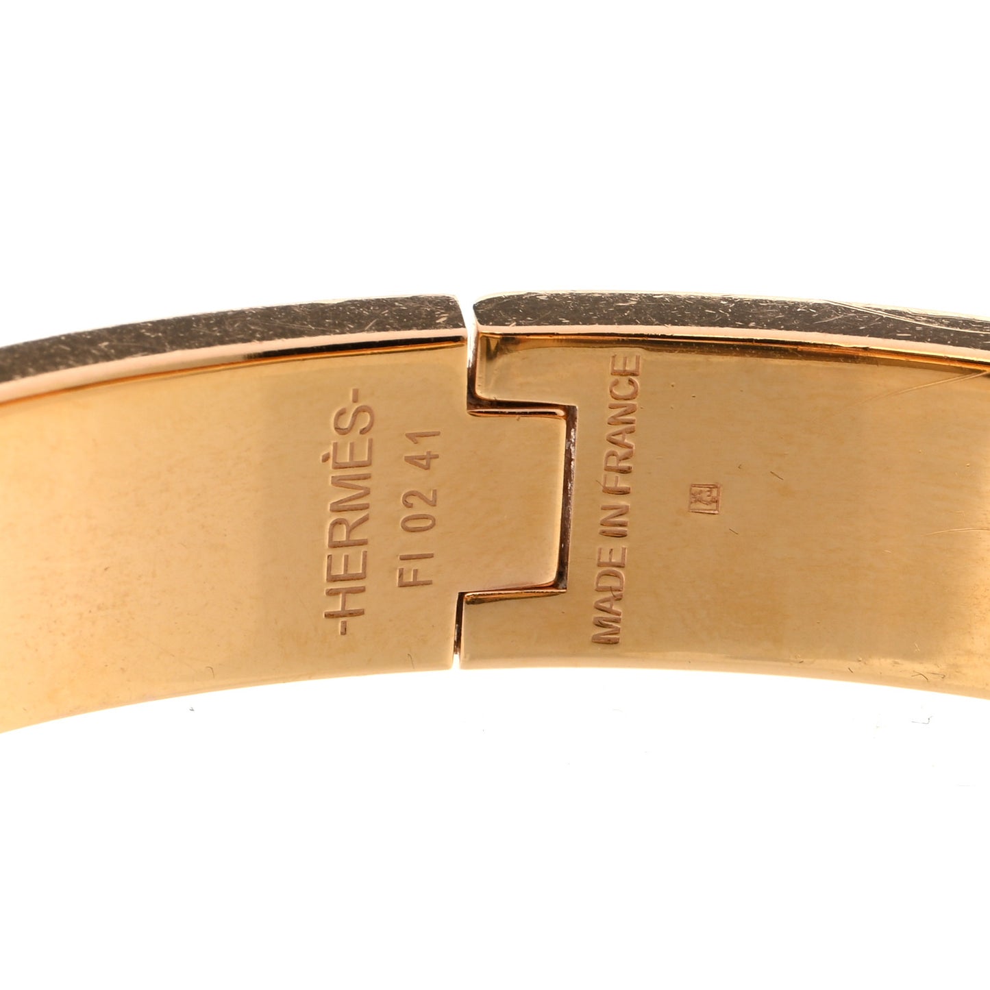 Enamel Narrow Clic Clac H Bracelet GM Black