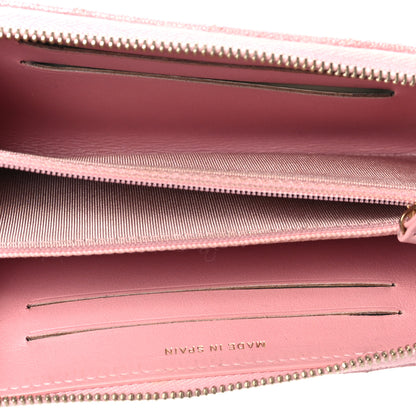 Chanel Iridescent Caviar Quilted Medium Zip Around Wallet Pink 5 of 9