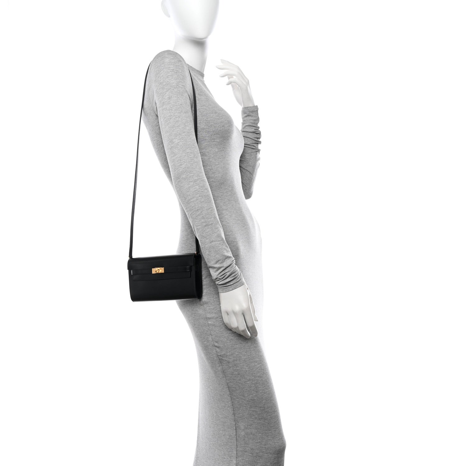 Hermes Box Kelly Wallet To Go Rock Black 2 of 10