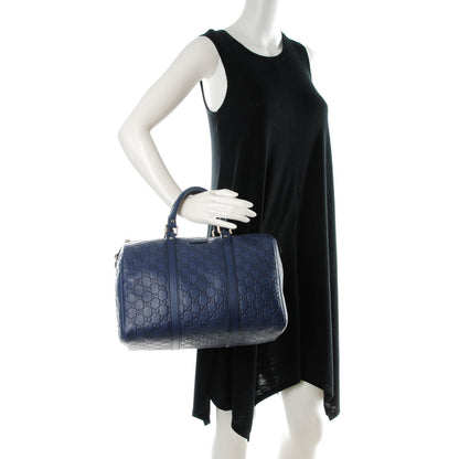 Gucci Guccissima Medium Joy Boston Blue 2 of 7