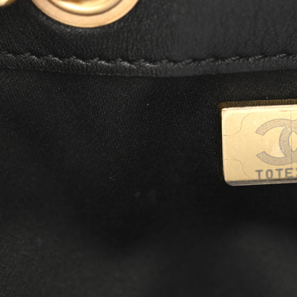Chanel Suede Quilted Small Chanel 25 Handbag Black 7 of 11